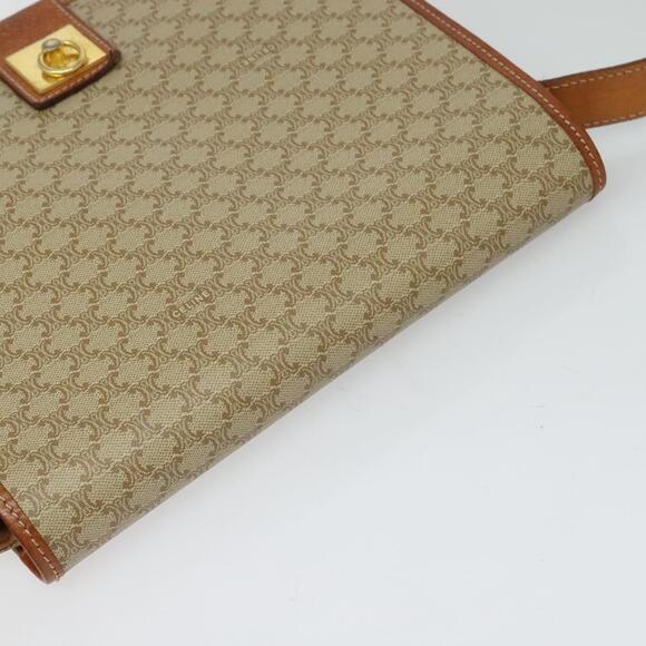 CELINE Shoulder Bag Pvc Beige Gold - Picture 6 of 13